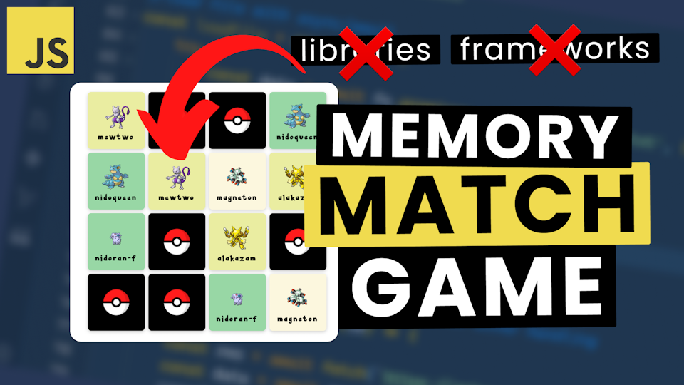 Build a JavaScript Memory Match Game