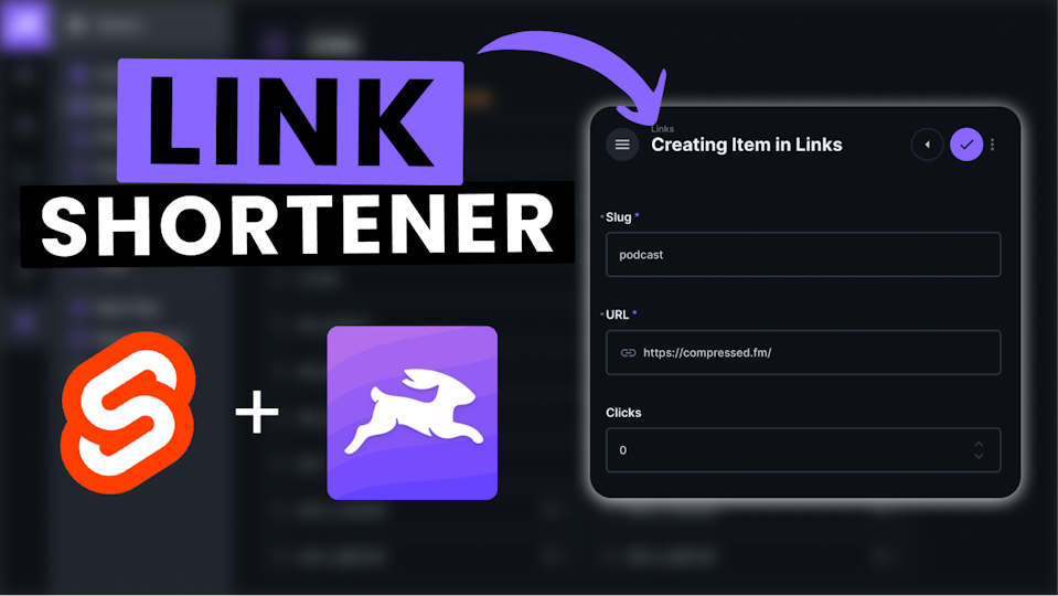 Create a Link Shortener App with SvelteKit, TypeScript, and Directus.io